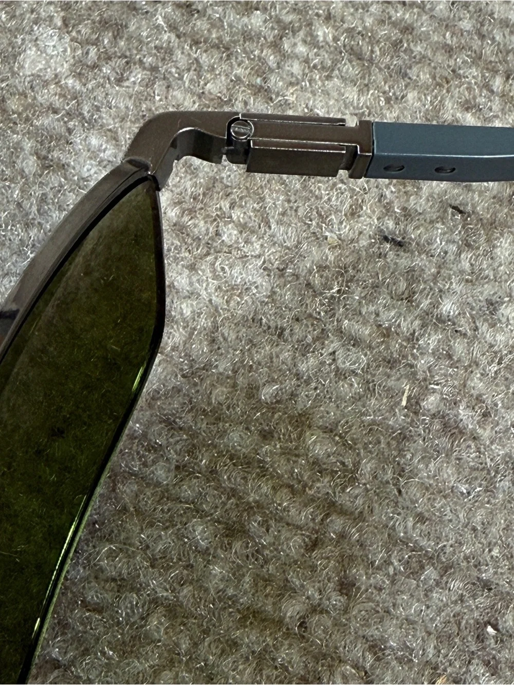 Ray-Ban Sunglasses Rb3737CH Blue Polarized Chromance Lens Gunmetal Frame 60-18